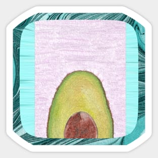 Avocado1 Sticker